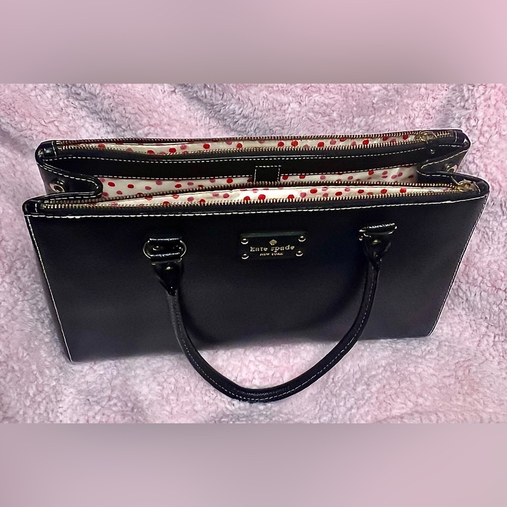Kate Spade Large Black Tote with Dust Cover